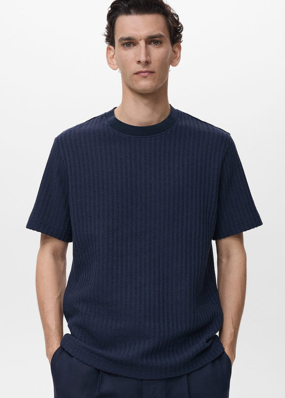 MANGO OPEN 87099217-55 MANGO MAN T-SHIRT SHORT SLEEVE