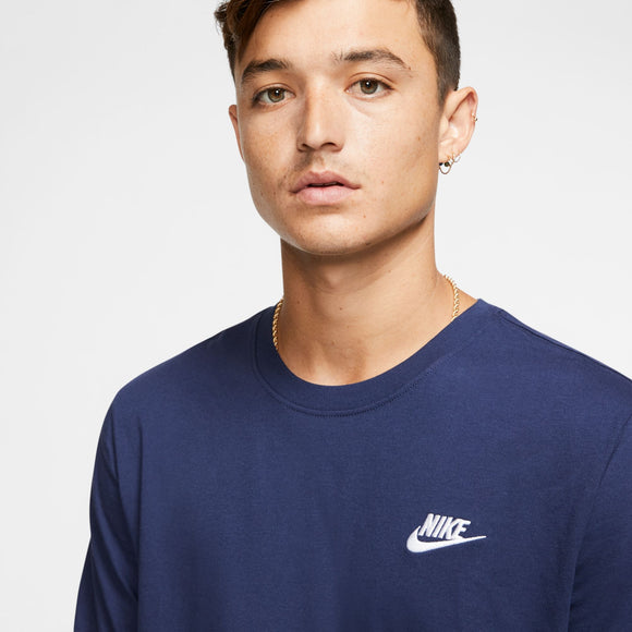NIKE SPORTSWEAR CLUB AR4997-410 T-SHIRT SHORT SLEEVE (M)