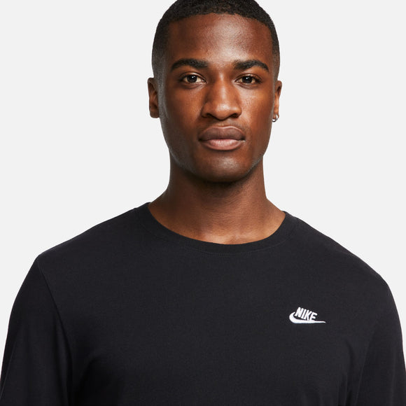 NIKE M NSW CLUB TEE  LS AR5193-010 T-SHIRT LONG SLEEVE (M)