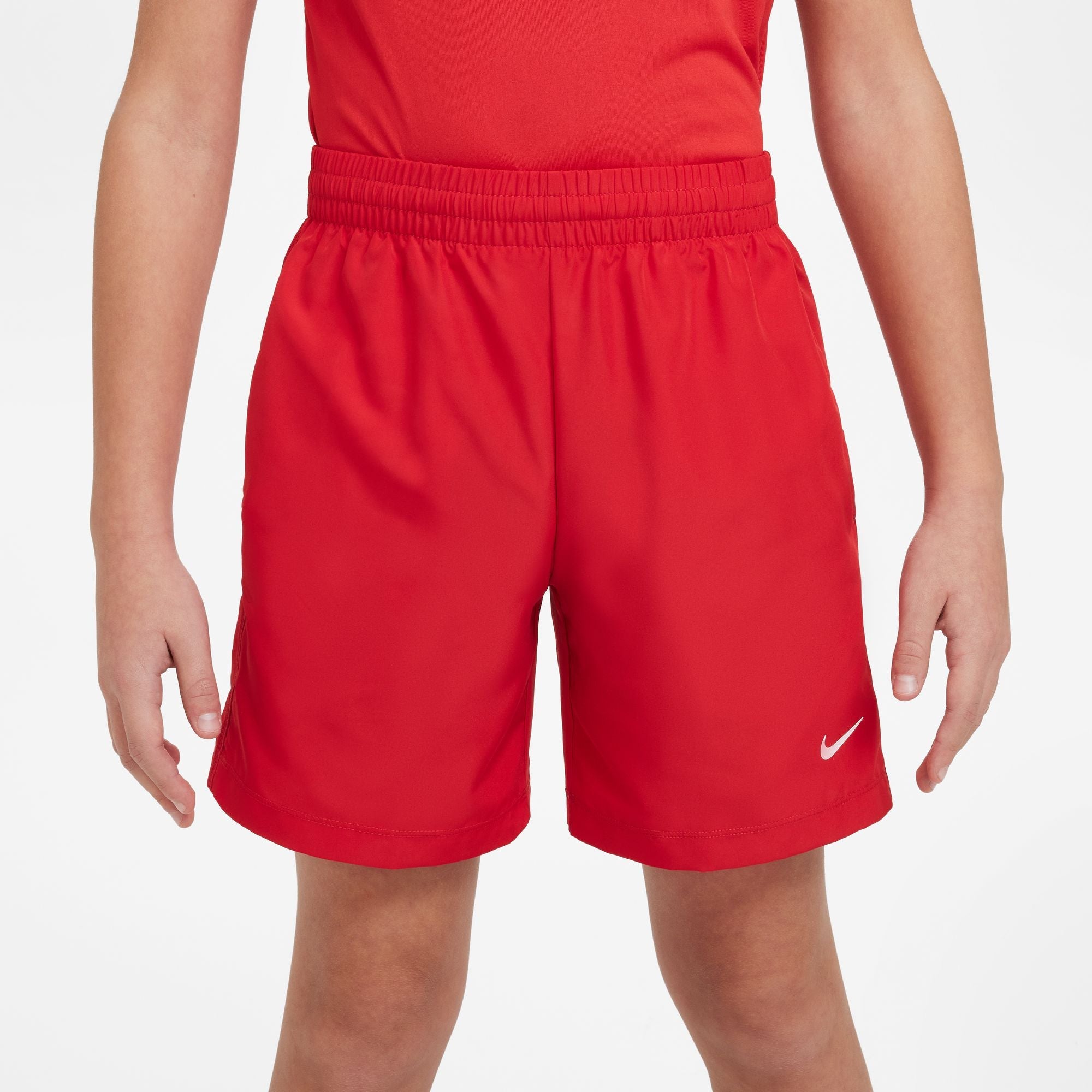 nike red training shorts