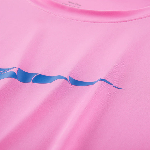 NIKE AS W NK ONE SWSH HBR DF SS TOP FN2619-675 TOP RUNNING (W)