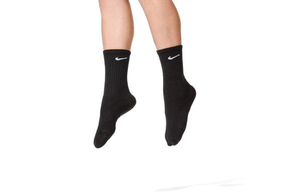 NIKE Y NK EVERYDAY CUSH CREW 6PR SX6910-010 SOCKS CREW CASUAL (Y)