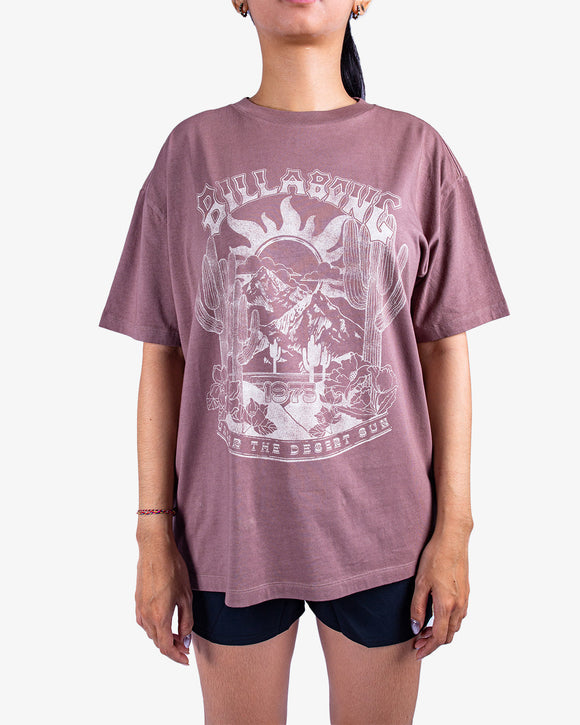 BILLABONG DREAMY CANYON TEE BBLOCW075-DTP T-SHIRT SHORT SLEEVE (W)