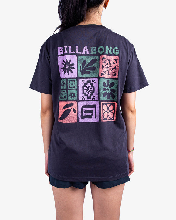 BILLABONG BRIGHT DAY BROOKLYN TEE BBLOCW080-OFB T-SHIRT SHORT SLEEVE (W)