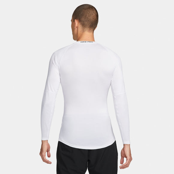 NIKE M NP DF TIGHT TOP LS FB7919-100 COMPRESSION TOP LONG SLEEVE (M)