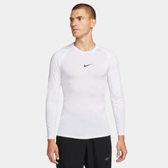 NIKE M NP DF TIGHT TOP LS FB7919-100 COMPRESSION TOP LONG SLEEVE (M)