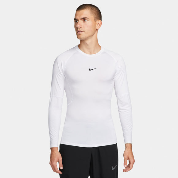 NIKE M NP DF TIGHT TOP LS FB7919-100 COMPRESSION TOP LONG SLEEVE (M)