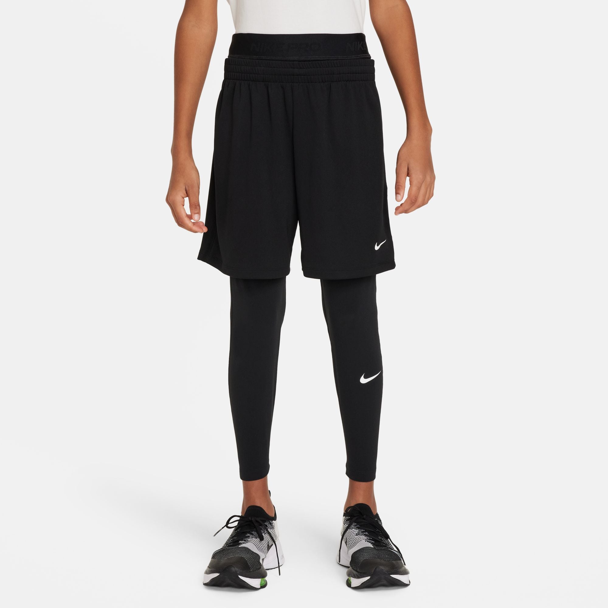 NIKE B NP DF TIGHT 24 FJ6821-010 TIGHT FULL LENGTH TRAINING (YB