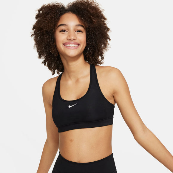 NIKE G NK DF SWOOSH BRA FJ7161-010 SPORTS BRA (YG)