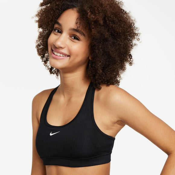 NIKE G NK DF SWOOSH BRA FJ7161-010 SPORTS BRA (YG)