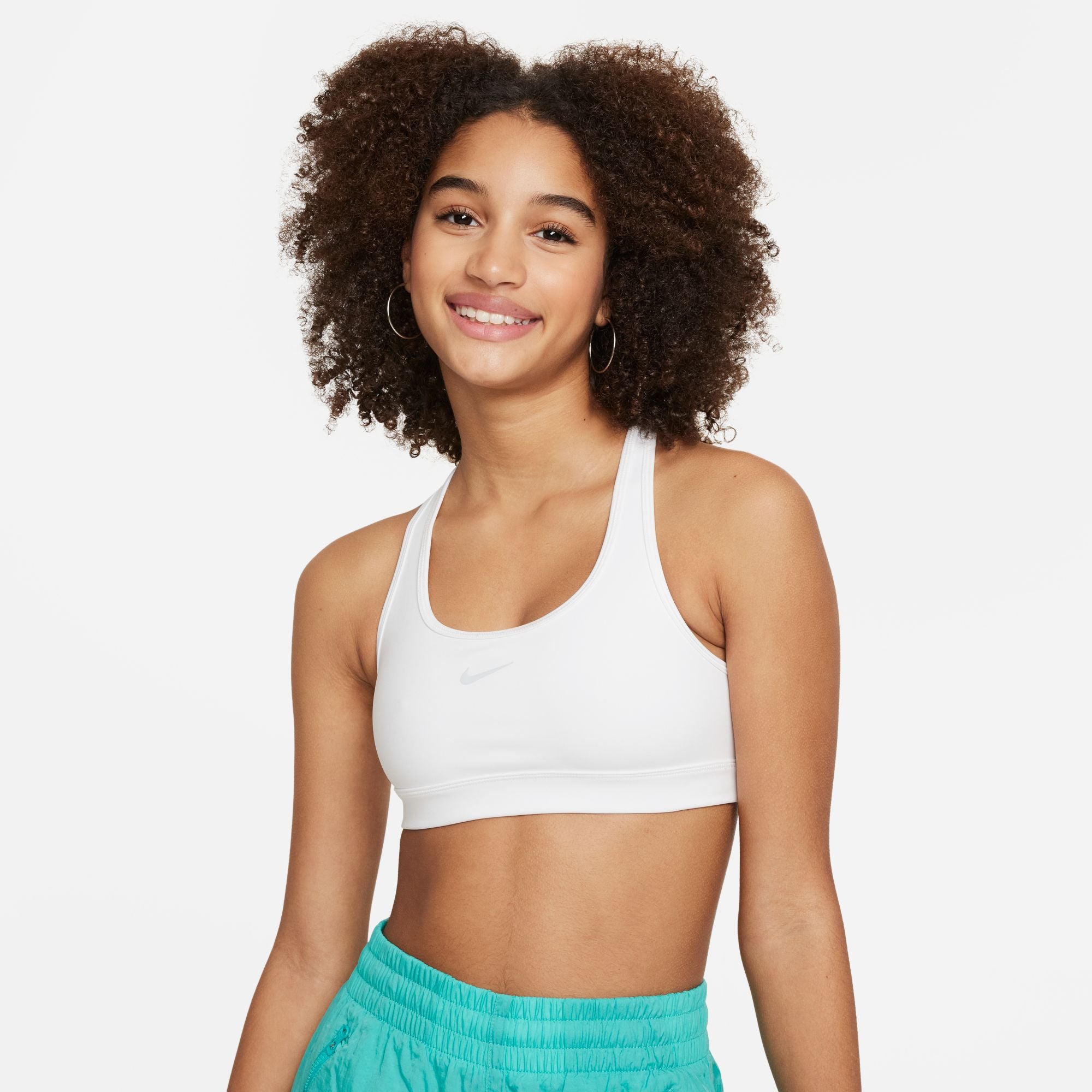 NIKE G NK DF SWOOSH BRA FJ7161-100 SPORTS BRA (YG) | Sonee Sports