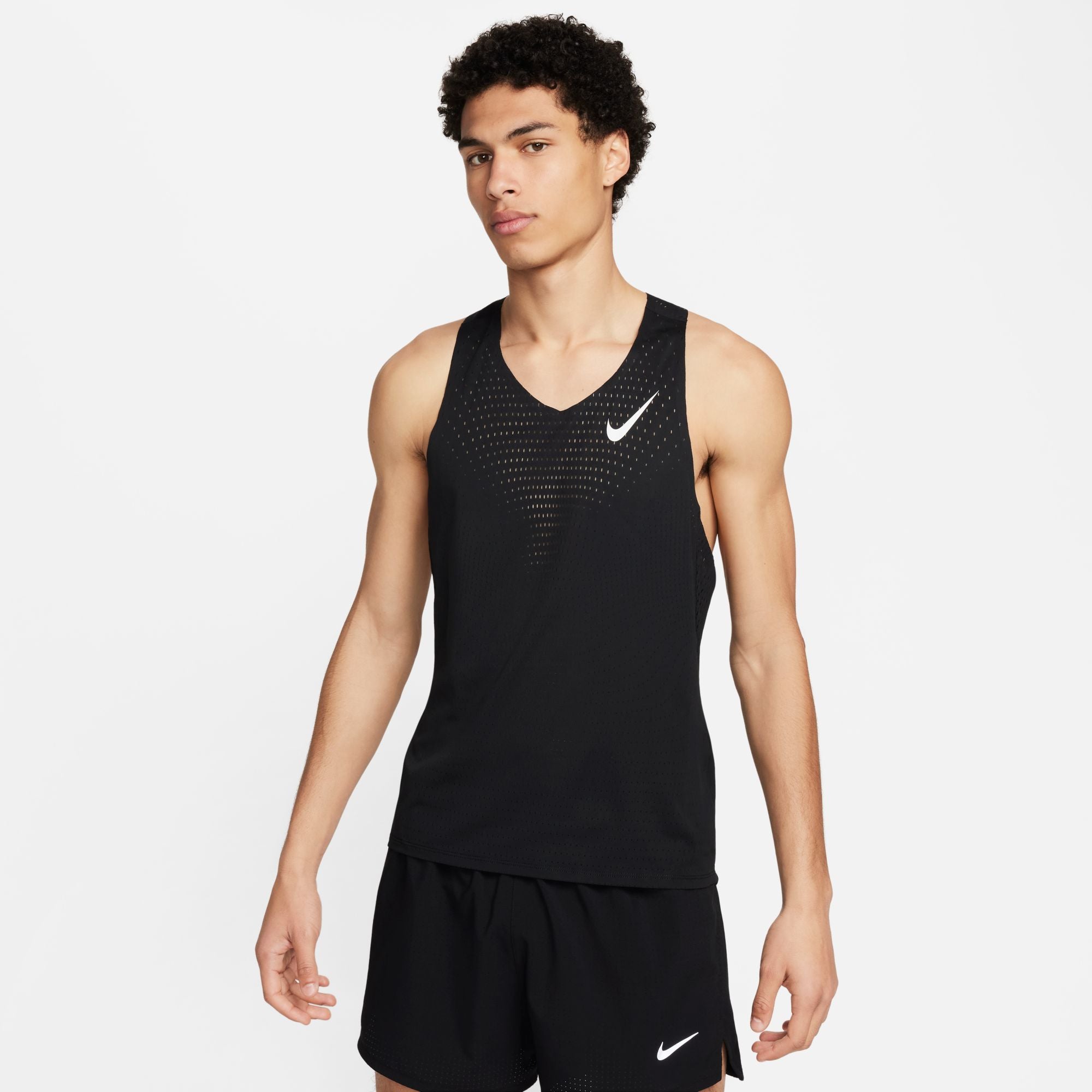 NIKE M NK DFADV AROSWFT SINGLET FN4231-010 TANK TOP RUNNING (M