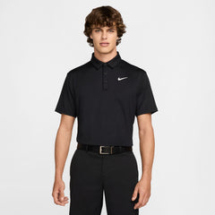 NIKE M NK DF TOUR SOLID POLO FZ7481-010 POLO T-SHIRT TENNIS (M)