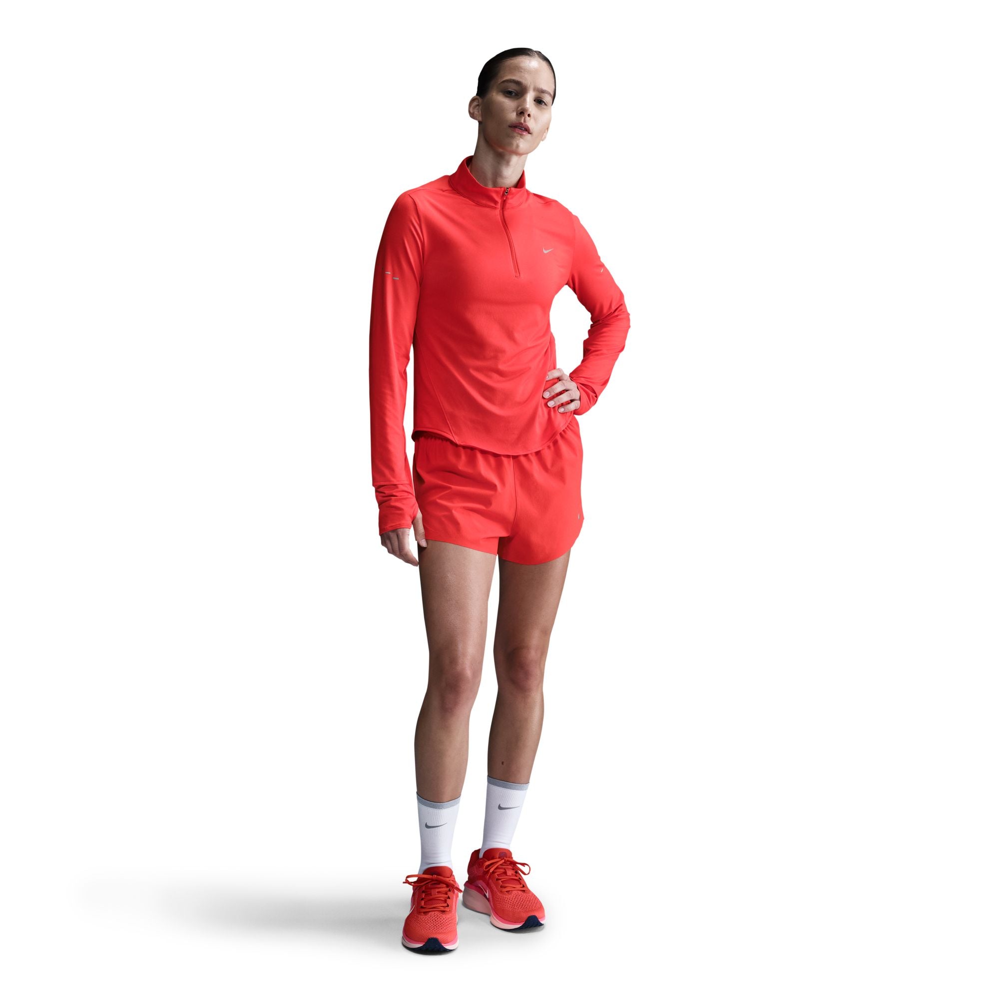 NIKE ナイキ long sleeve / SHORT PANTS SETUP Long-sleeve T-shirt Nike W NP TOP LS ALL OVER MESH
