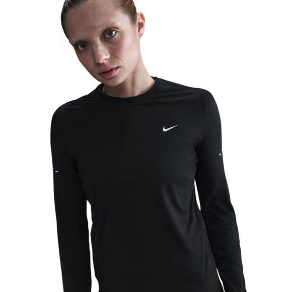 NIKE W NK SWIFT DF UV LS CRW HQ0503-010 TOP LONG SLEEVE RUNNING (W)