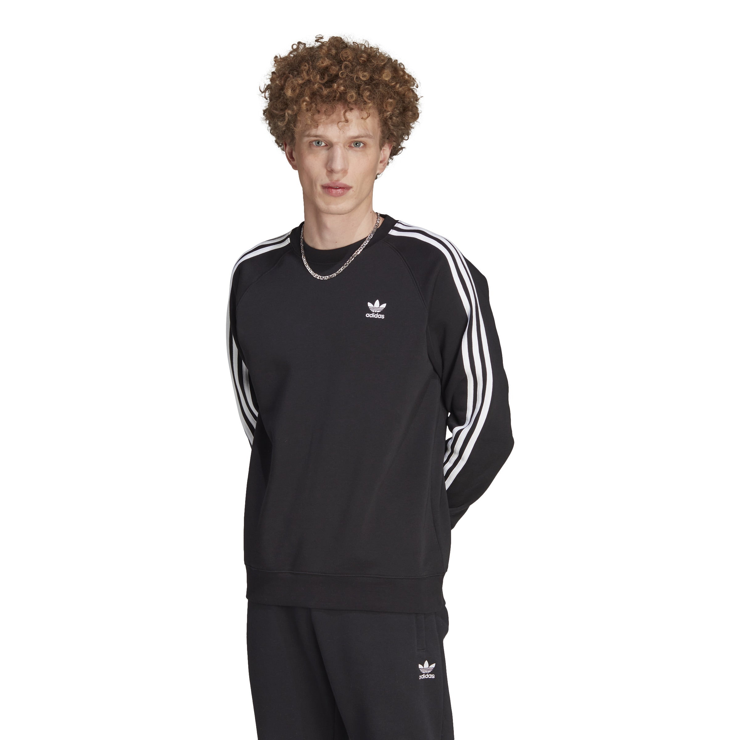 Adidas 3 stripes sweater sale