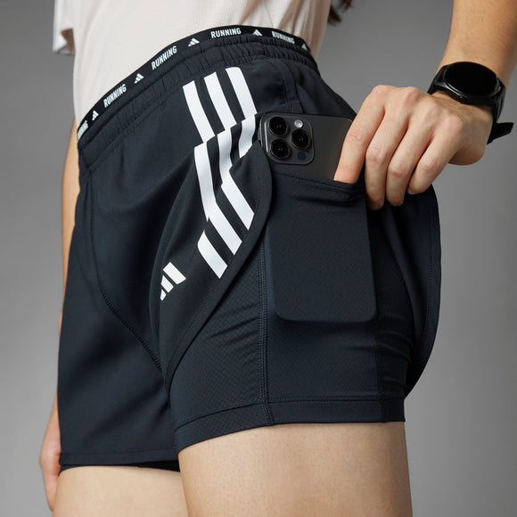 ADIDAS OTR E 3S 2in1 S IN1445 SHORT RUNNING (W)