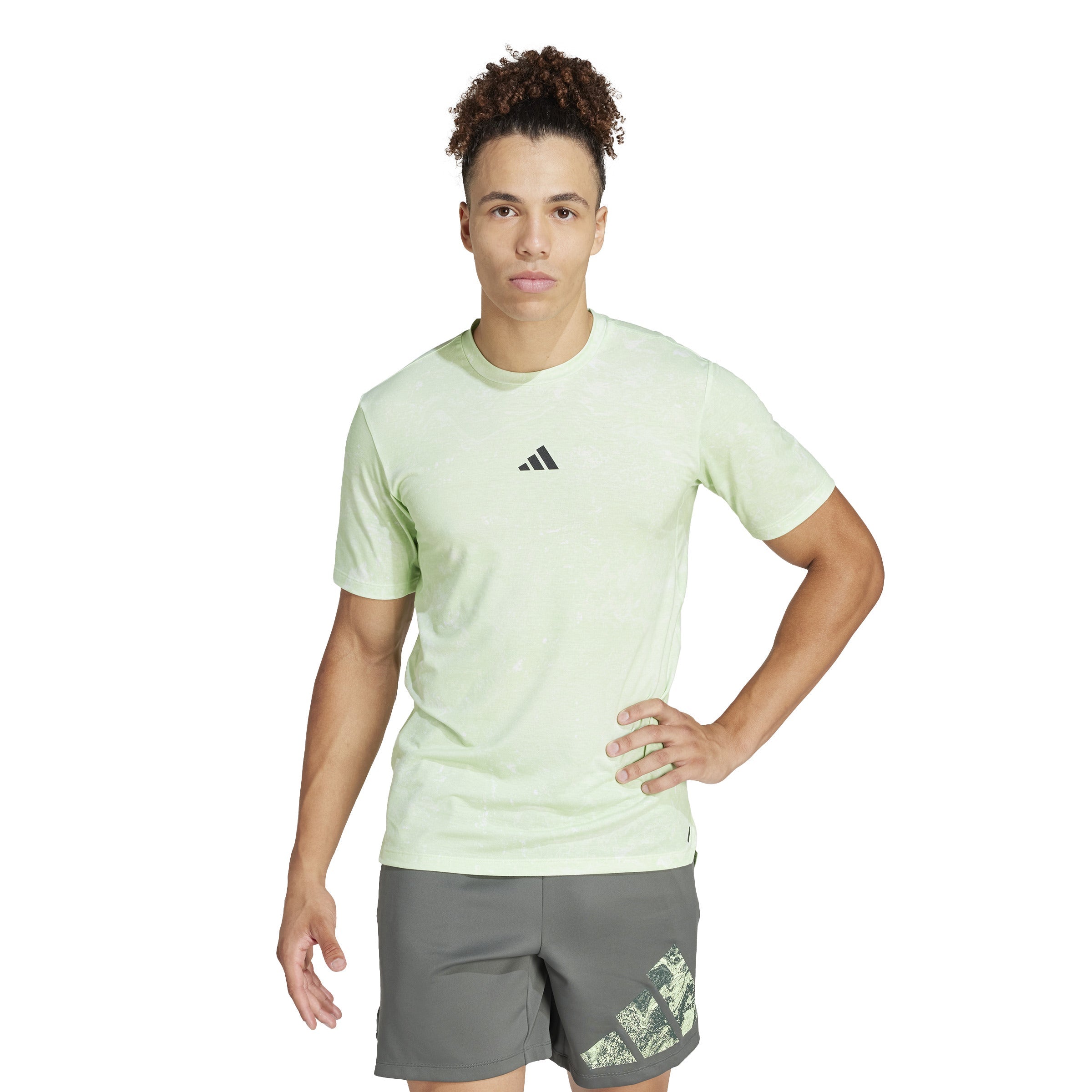 ADIDAS WO POW TEE IS3801 T-SHIRT SHORT SLEEVE TRAINING (M