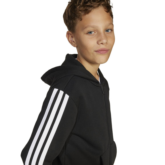 ADIDAS J 3S FL FZ HD JD6494 SWEATERS & CARDIGANS  (YB)