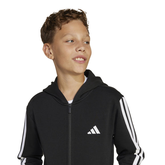 ADIDAS J 3S FL FZ HD JD6494 SWEATERS & CARDIGANS  (YB)