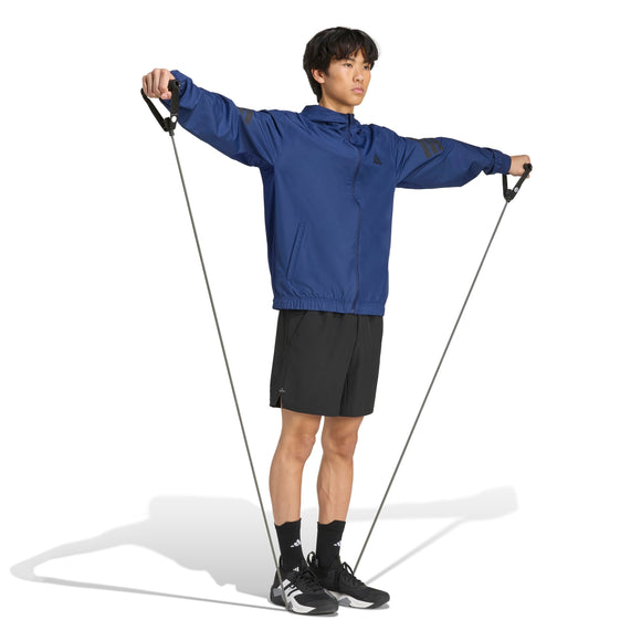 ADIDAS GYM+3S WNDBREAK JW9969 JACKET TRAINING (M)