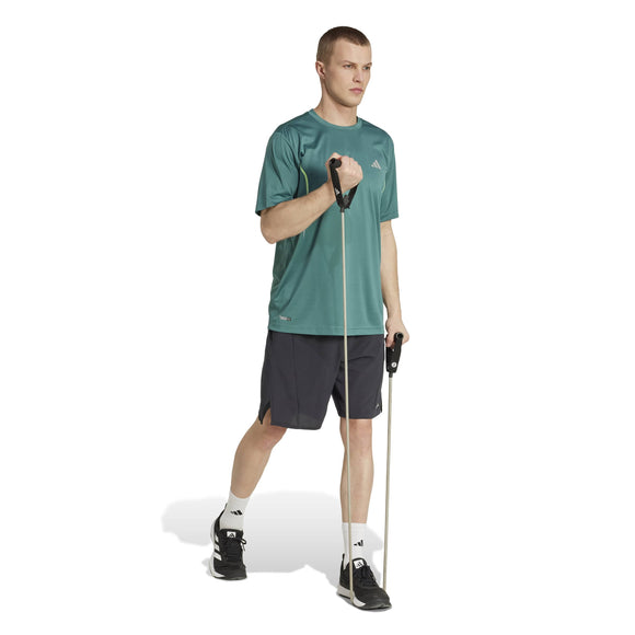 ADIDAS TECH APP GF TEE JZ8492 T-SHIRT SHORT SLEEVE TRAINING (M)