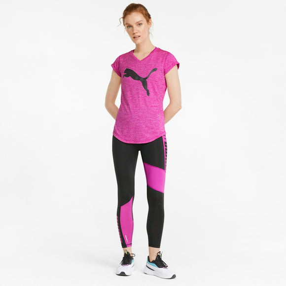PUMA TRAIN FAVORITE HEATHER CAT TEE 51952613 TOP SHORT SLEEVE TRAINING (W)