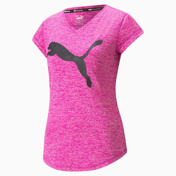 PUMA TRAIN FAVORITE HEATHER CAT TEE 51952613 TOP SHORT SLEEVE TRAINING (W)