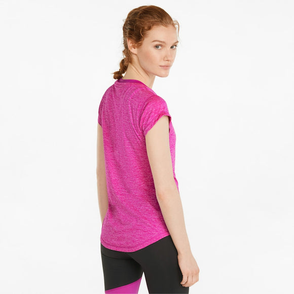 PUMA TRAIN FAVORITE HEATHER CAT TEE 51952613 TOP SHORT SLEEVE TRAINING (W)