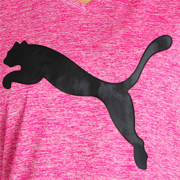 PUMA TRAIN FAVORITE HEATHER CAT TEE 51952613 TOP SHORT SLEEVE TRAINING (W)