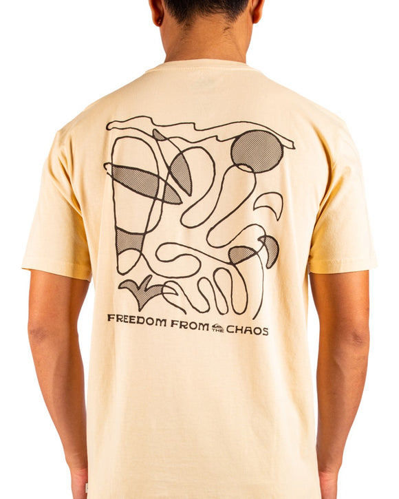 QUIKSILVER EVABSTRACTCH ID UQYZT05655-YEE0 T-SHIRT SHORT SLEEVE (M)