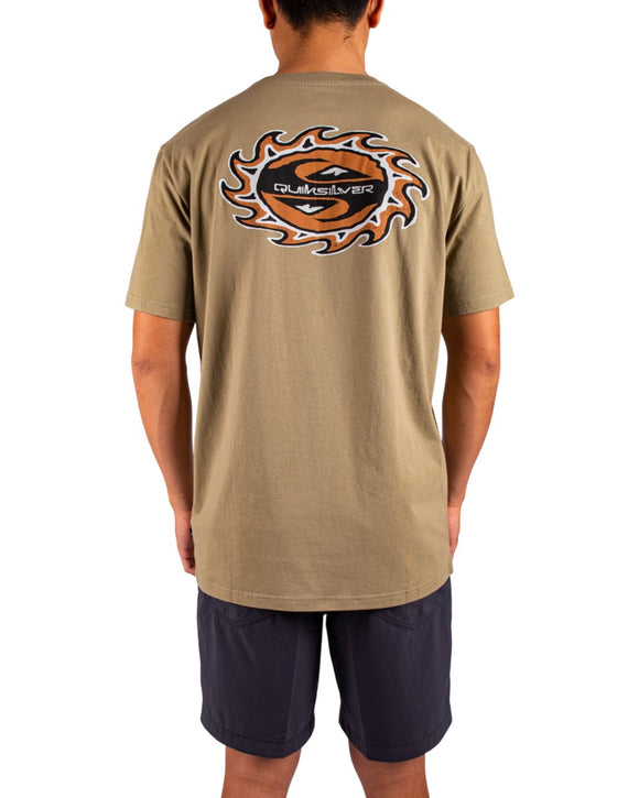 QUIKSILVER BURNING SUNSSID UQYZT05661-TMZ0 T-SHIRT SHORT SLEEVE (M)