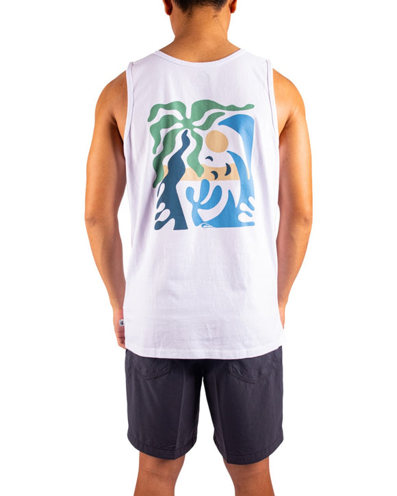 QUIKSILVER EVDAYPARADISETK UQYZT05668-WBB0 TANK TOP (SINGLET) (M)