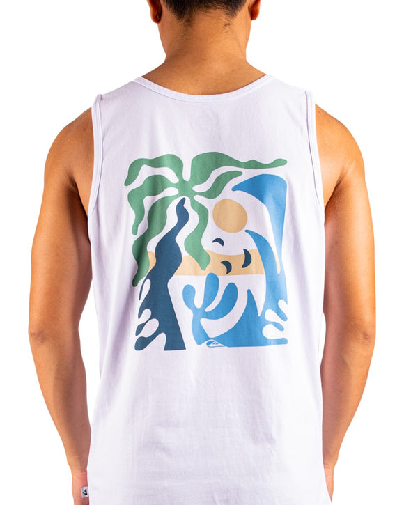 QUIKSILVER EVDAYPARADISETK UQYZT05668-WBB0 TANK TOP (SINGLET) (M)