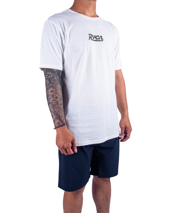 RVCA ROVER SS TEE VALOCM121-ANW T-SHIRT SHORT SLEEVE (M)