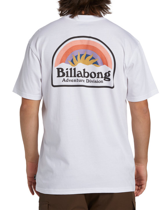 BILLABONG SUN UP SS ABYZT02301-WHT T-SHIRT SHORT SLEEVE (M)