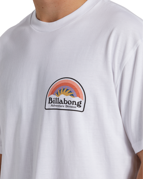 BILLABONG SUN UP SS ABYZT02301-WHT T-SHIRT SHORT SLEEVE (M)