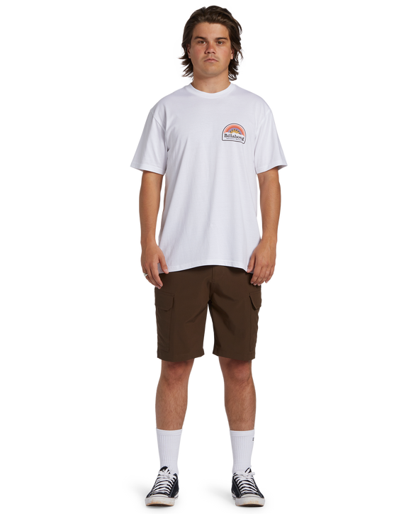 BILLABONG SUN UP SS ABYZT02301-WHT T-SHIRT SHORT SLEEVE (M)