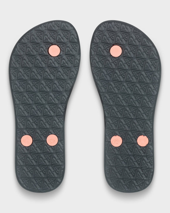 ROXY RG VIVA STMP II ARGL100283-BK6 FLIP FLOP (W)