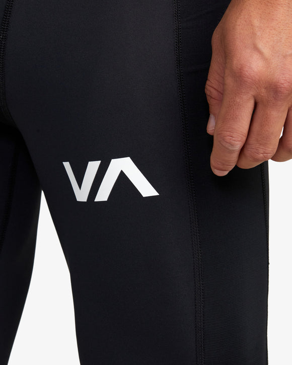 RVCA COMPRESSPANT  NDPT BLK AVYNP00191-BLK TIGHT FULL LENGTH TRAINING (M)