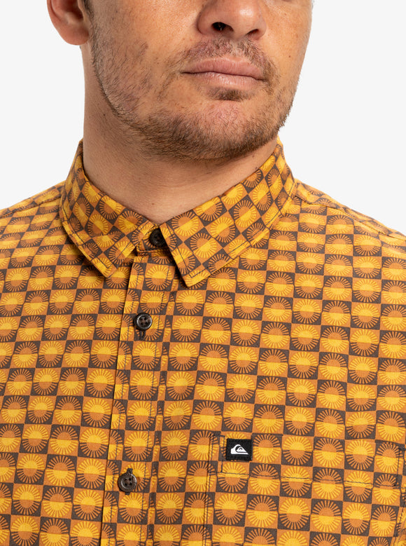 QUIKSILVER APERO ORGANIC EQYWT04606-CMN6 SHIRT SHORT SLEEVE (M)