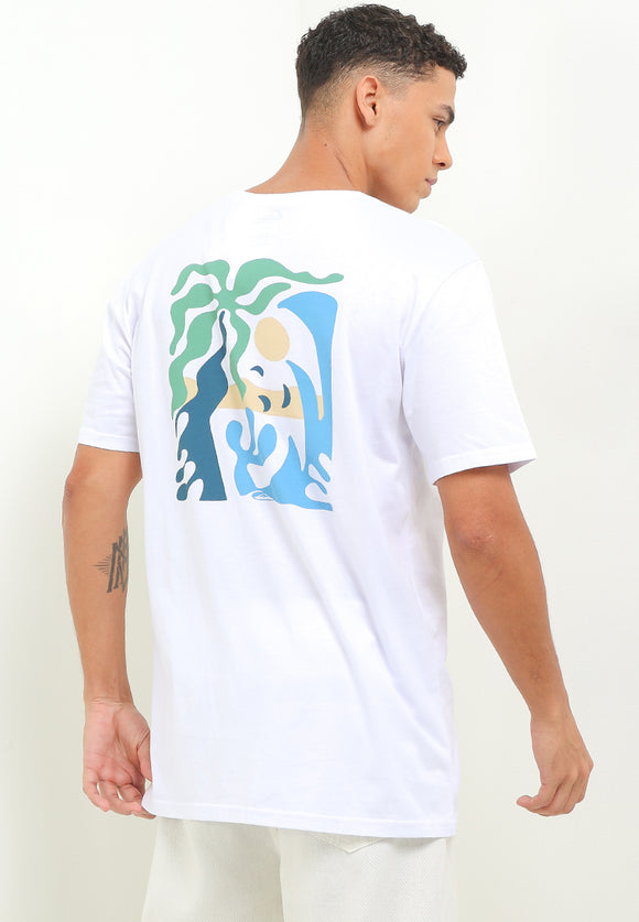 QUIKSILVER EV PARADISE ID UQYZT05657-WBB0 T-SHIRT SHORT SLEEVE (M)