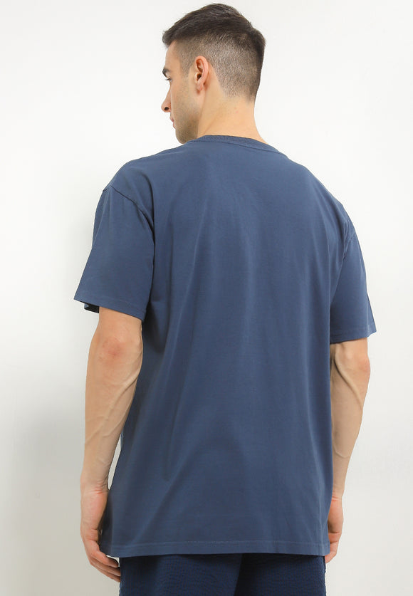 RVCA ROARING SS TEE VALOCM111-BSL T-SHIRT SHORT SLEEVE (M)