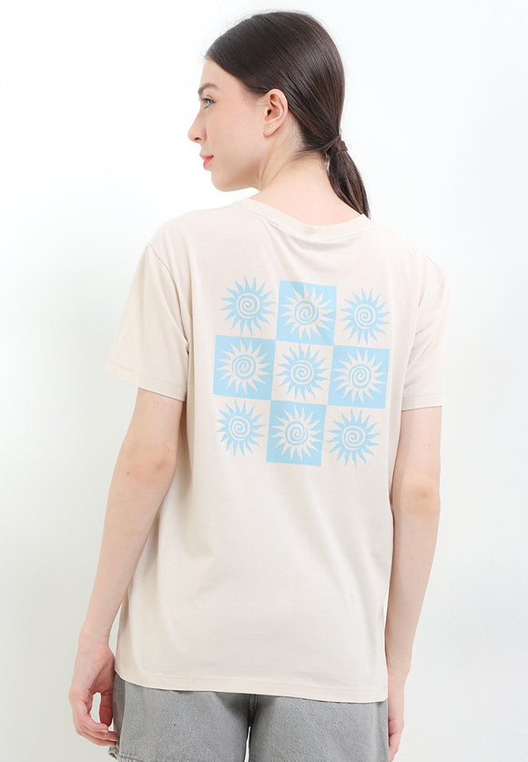 RVCA DAILY TEE VALOCW053-CER T-SHIRT SHORT SLEEVE (W)