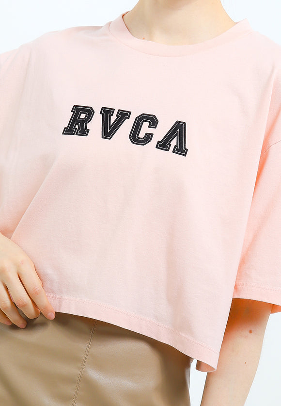 RVCA OFF FIELD HALF TEE VALOCW045-MCD T-SHIRT SHORT SLEEVE (W)