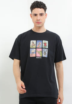 RVCA KSL SS TEE VALOCM137-RVB T-SHIRT SHORT SLEEVE (M)