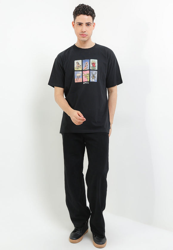 RVCA KSL SS TEE VALOCM137-RVB T-SHIRT SHORT SLEEVE (M)