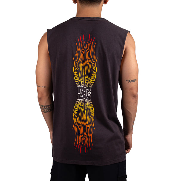 DC ON FIRE MUSC ID UDYZT04176-KVJ0 TANK TOP (M)