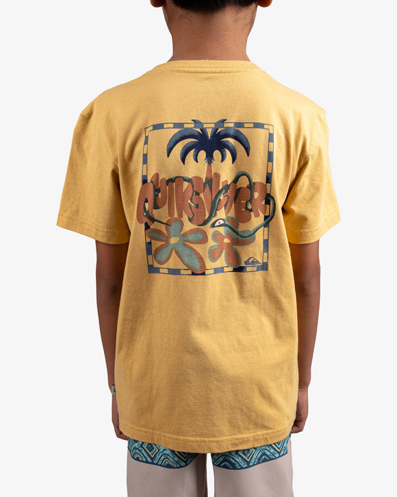 QUIKSILVER SUMMER BLOOM SS UQKZT03469-YHP0 T-SHIRT SHORT SLEEVE (YB)