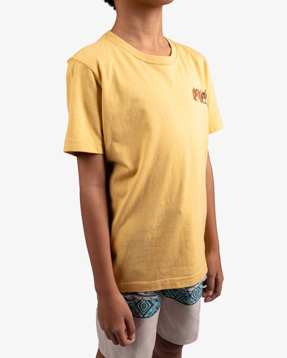 QUIKSILVER SUMMER BLOOM SS UQKZT03469-YHP0 T-SHIRT SHORT SLEEVE (YB)